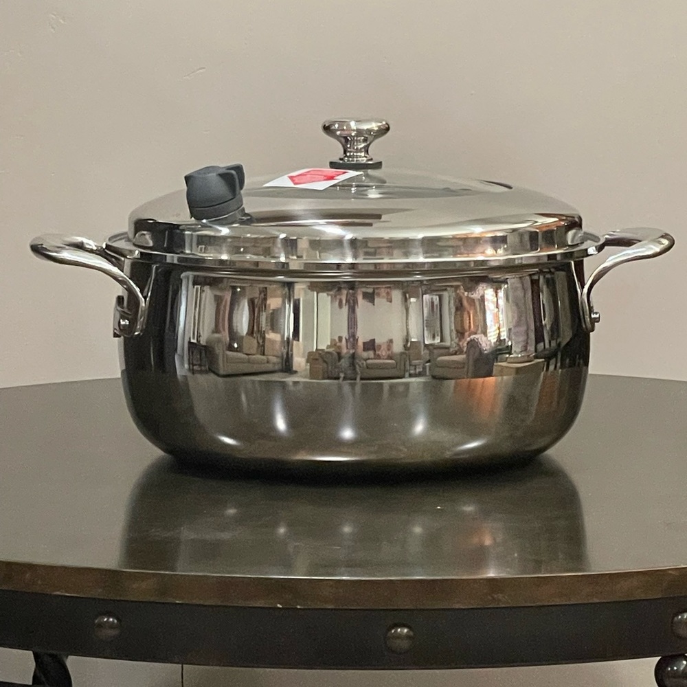 Princess House Vida Sana 5ply 10Qt Casserole Stainless Steel 5867